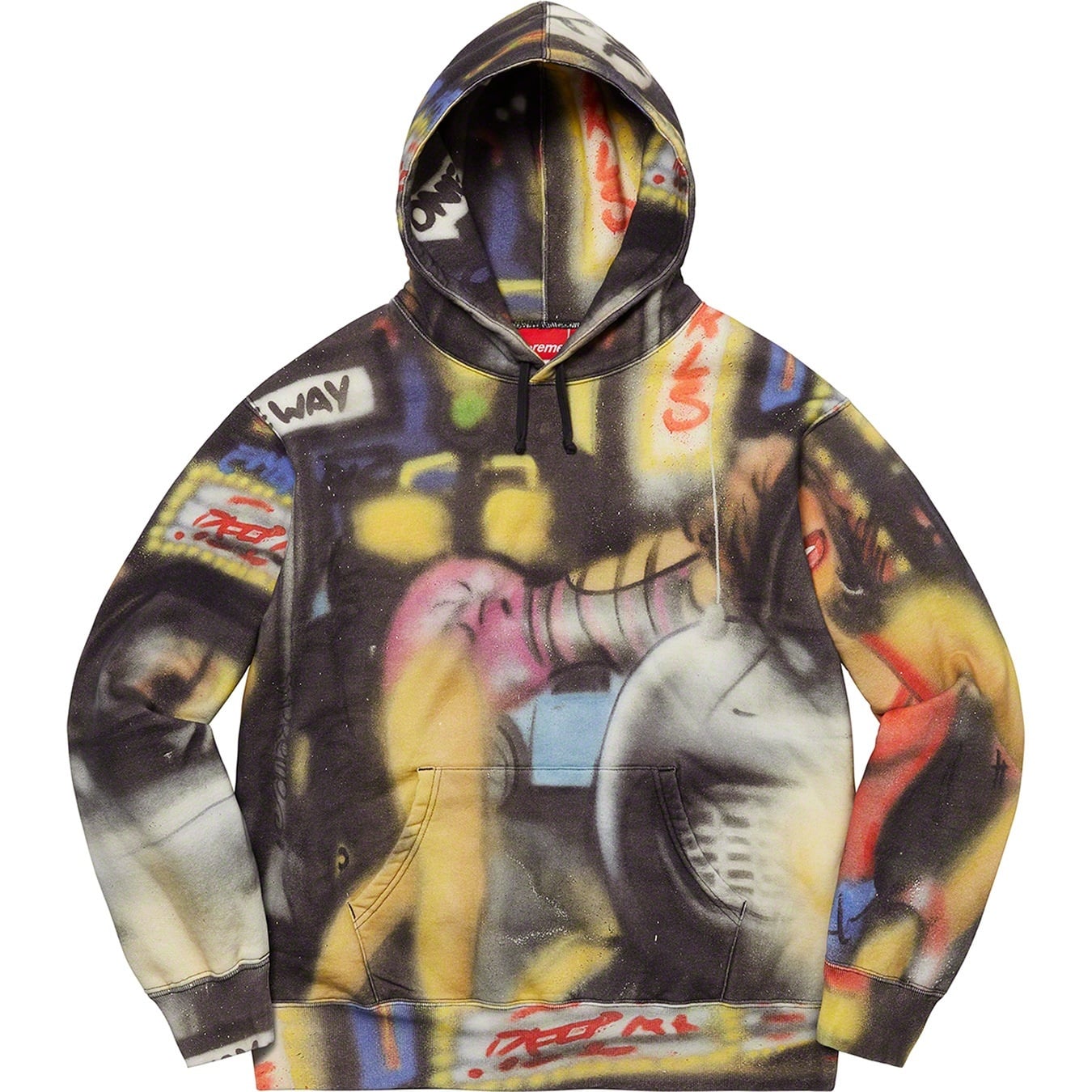 Lady Pink/Supreme Hooded Sweatshirt view 3